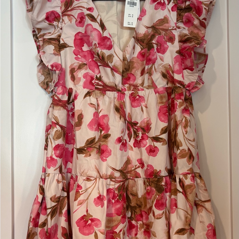 Abercrombie mini floral summer dress NWT